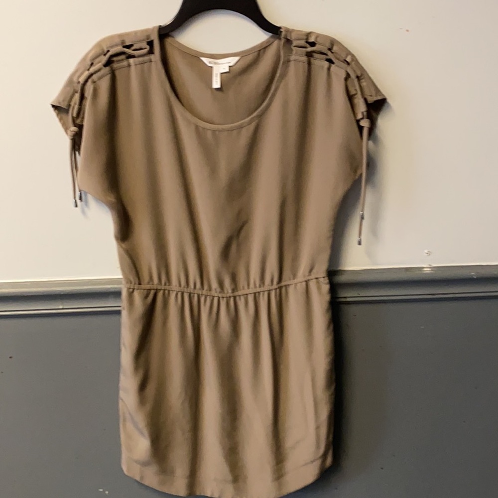 BCBG silk-feel (polyester) short dress